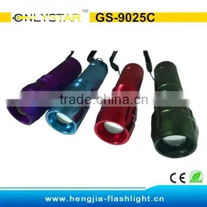 GS-9025T Aluminium Bicycle Zoom Cre Led Flashlight Made in China thumbnail-2