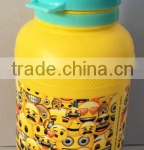 Plastic Water Bottle With Emoj thumbnail-4