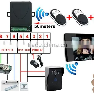 Saful Distinctive Product Battery Operated 2.4ghz Digital Wireless Intercom 7 Inch Color Video Door Phone thumbnail-4