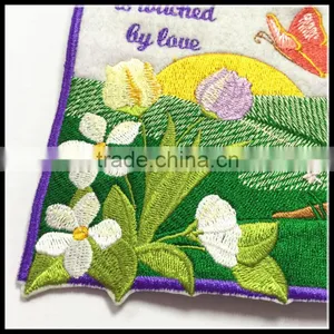 Fashional Embroidery Woven Badges thumbnail-2