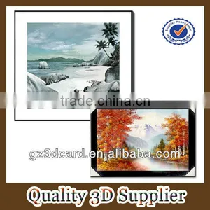 Lenticular Modern 3d Framed Picture for Home Decoration thumbnail-1