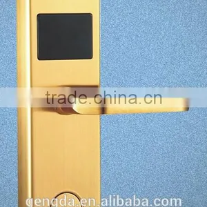 GD Hotest Wood Hotel Handle Door Lock thumbnail-3