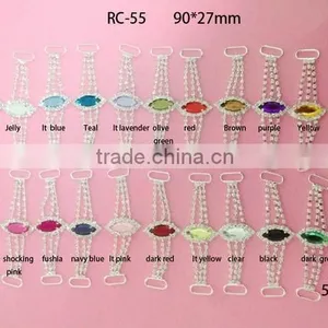 Stock Hot Selling Factory Price Rhinestone Connector for Headband/hairwear for Bikini (RC-55) thumbnail-1