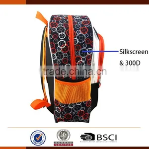 New Cartoon Car Print School Bag for Boys thumbnail-2