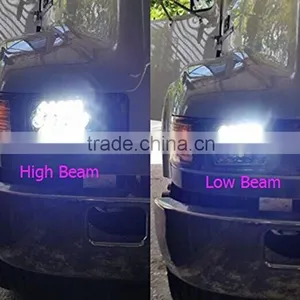 Truck Parts 4x6" 45w Square 4x4 Accessories Led Headlight High Low Beam Headlamp for Offroad Excavator, Truck, Heavy Machinery thumbnail-6