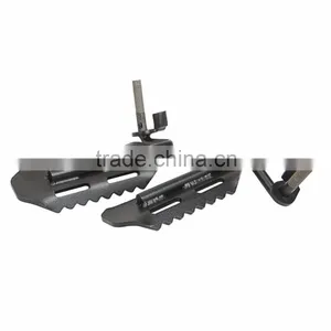 A Pair of Foot Pegs For 2007-2016 Jeep Wrangler JK & Unlimited Black thumbnail-3