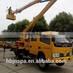 14m Red Aerial Work Platform Truck thumbnail-3