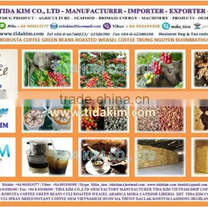INSTANT COFFEE -OEM PRODUCTION VIETNAM- DRIP COFFEE IN HOOK BAG - TIDA KIM - TEA BAG FILTER - ROASTED ROBUSTA ARABICA MOKA thumbnail-2