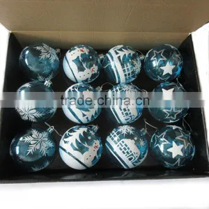 2016 New Design Decorative Transparent Plastic Xmas Ball in PDQ thumbnail-5