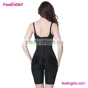 Black 4 Steel Boned Black Latex Body Cheap Shapewear thumbnail-2