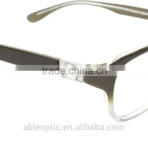 HOTSELLING Lucency Fade Color Fashion Design Acetate Hand Made Spectacles Optical Frames Eyewear Eyeglasses thumbnail-2