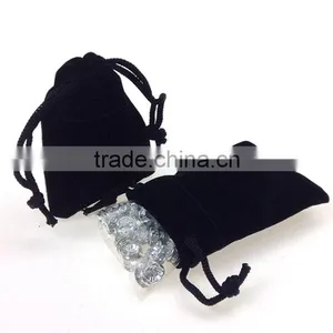 Professional Black Velvet Drawstring Bag China Supplier Supplier's Choice thumbnail-3
