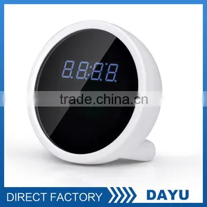 New Hidden Camera With 1080P HD IR Super Night Vision Wifi Clock Camera,Wireless Pinhole Wall Clock Camera thumbnail-1