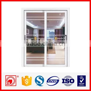 Glass Sliding Door With Aluminum Profile Edge thumbnail-1