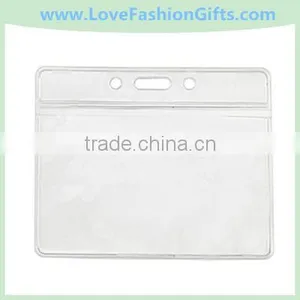 Heavy-Duty ID Badge Holders, Horizontal, 3 7/8" x 3 3/8" thumbnail-1