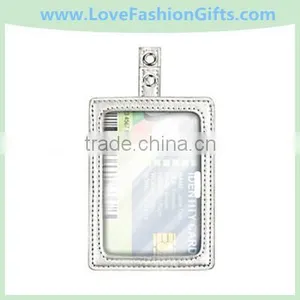 Silver ID Badge Holder for Key Cards and ID Cards, 4" x 2.5" thumbnail-1
