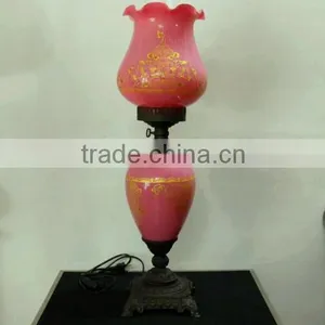 Classcial Antique Hand Blown Glass Table Light Table Lamp thumbnail-3