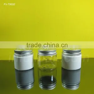 1oz/30ml Black Jar With Ribbed Lid thumbnail-3