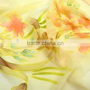 Customize Digital Printed Chiffion Scarf 100% Silk Scarves NO MOQ thumbnail-3