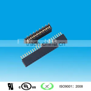 High Quality 1.27mm Pitch SIngle Row DIP Female Header thumbnail-1
