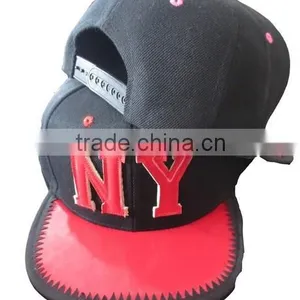 Flat Pvc Brim Embroidery Snapback Cap thumbnail-2