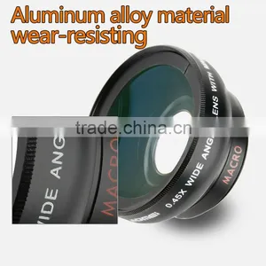 New Arrival Mobile Phone Camera Lens 0.45x Super Wide Angle Lens for Iphone 6 6plus 5 5s Samsung Note 4 3 thumbnail-1