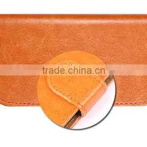Hot Selling High Class PU Leather Phone Case With Stand in Dongguan thumbnail-4