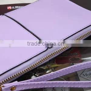 2016 New Design Wallet Purple Leather Wallet Lady's Long Wallet thumbnail-6