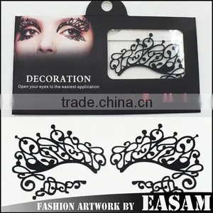 Hollow Eye Tattoo Sticker With Glue in Body Art thumbnail-1