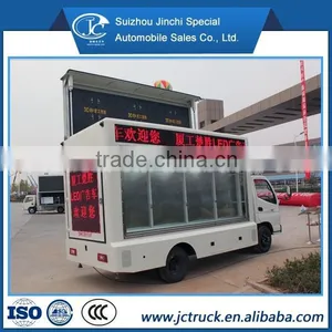 FOTON 4X2 100hp Minintype Ad Truck,Outdoor Mobile Advertising LED Display Screen Truck thumbnail-4