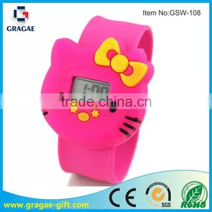 Hello Kitty Silicone Slap Watches thumbnail-1