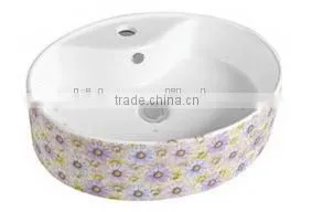 Round Colored Kitchen Bathroom Hot Sale Basin Sink thumbnail-1