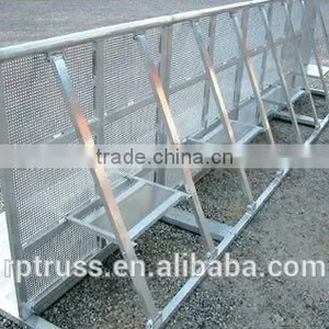 RP WDH:1.25x1x1.2m Economic Aluminum Crash Barrier - Trolly thumbnail-2
