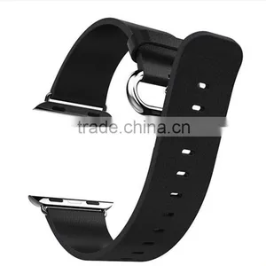 Factory Wholesale Sport Watch Strap Leather Watch Strap Smart Watch Band for Leather Apple Watch Band thumbnail-3