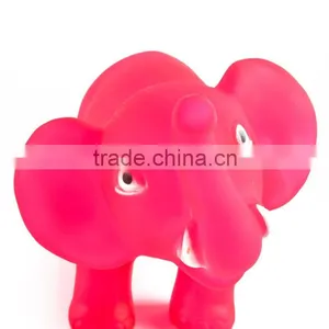 Most Hot Selling Vinyl Toy Elephant Rubber Toy for Baby thumbnail-5