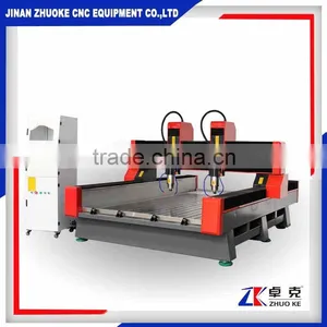 Special Design Double Heads CNC Router Machine For Stone Wood Metal ZK-1325 1300*2500MM With PCI NcStudio Control System thumbnail-1