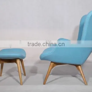 Hotel Furniture Chaise Lounge Chair Grant Featherston Chair With Footrest Sale thumbnail-2