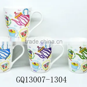 12oz Coffee Mug Dinnerware Royal Bone China With Full Printing thumbnail-4