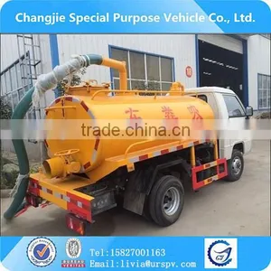 New Condition Rotating Degree Multiple Functional Optional Fecal Suction Truck thumbnail-1