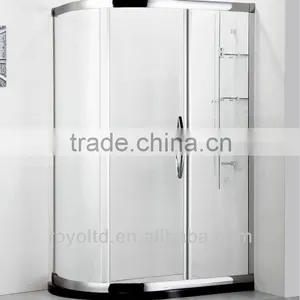 Stainless Steel Offest Quadrant Sliding Shower Screen BD0731-1(R) thumbnail-1