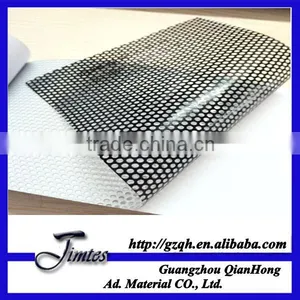 Digital Printing Material One Way Vision Film/PVC Self Adhesive Vinyl Perforated Film thumbnail-1