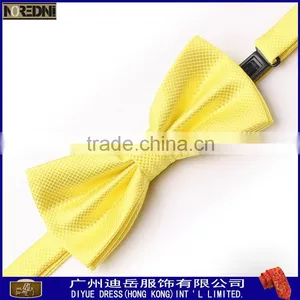 Hot Sale Pink Bow Tie Clip on Woven Bow Tie for Men thumbnail-4