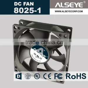 Alseye CB2504 Manufacture 5v 12v Air Cooler Fan 8025 Silent Fan for Computer thumbnail-1