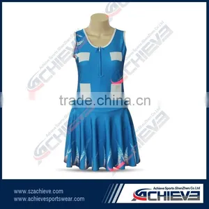 2015 Cheap Customized Wholesale Netball Jersey and Netball Dress thumbnail-1