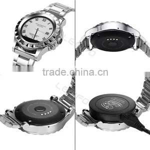 LF08 Bluetooth Smart Watch Fashion Wrist Smartwatch Heart Rate Thermometer UV Measurement for IOS Android Phone Mate thumbnail-5