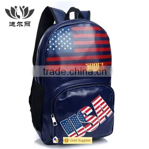Flag Pattern Cheap Adult Hipster School Backpack Bag thumbnail-3