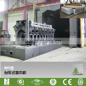 Flat Car Shot Blast Machine for Casting Cleaning thumbnail-3