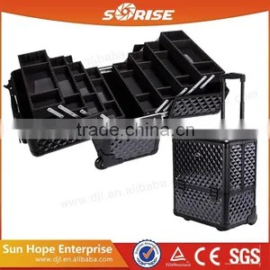 High Quality Lovely Aluminum Makeup Vanity Box With Lock thumbnail-1