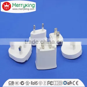 Interchangeable Quick Dual Port Usb Charger 2a 5v 220v Power Adapter With PSE/KC/SAA/UL/FCC/CE thumbnail-1