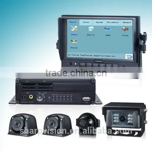 720P HD Video Quality 4 SD Card Supported School Bus Mobile DVR thumbnail-1